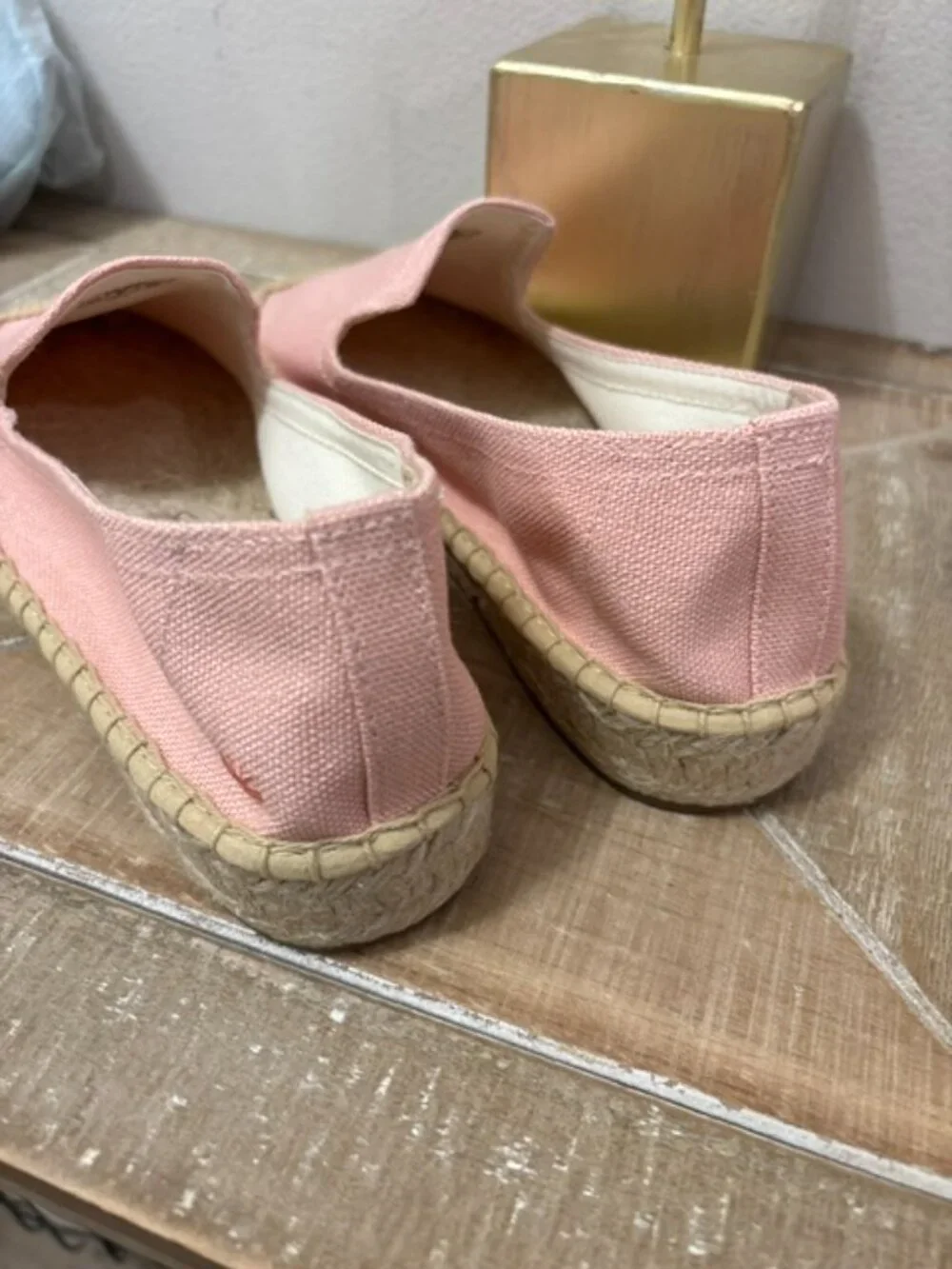 NWOT Soludos Smoking Platform Espadrille Dusty Rose Pink Sizes 7, 8, 10